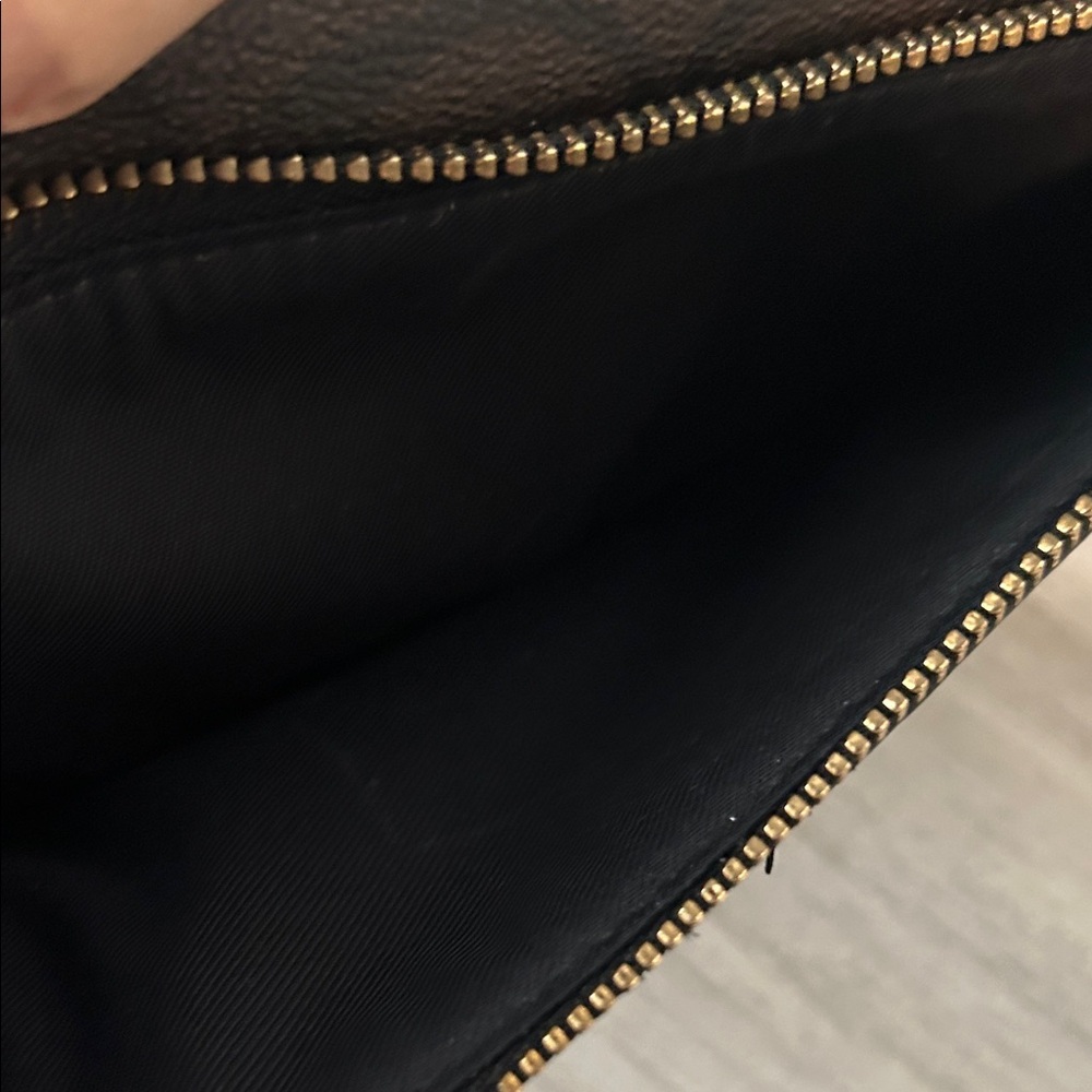 Coach Dark Brown and Black Signature Wallet NWOT - Picture 4 of 10